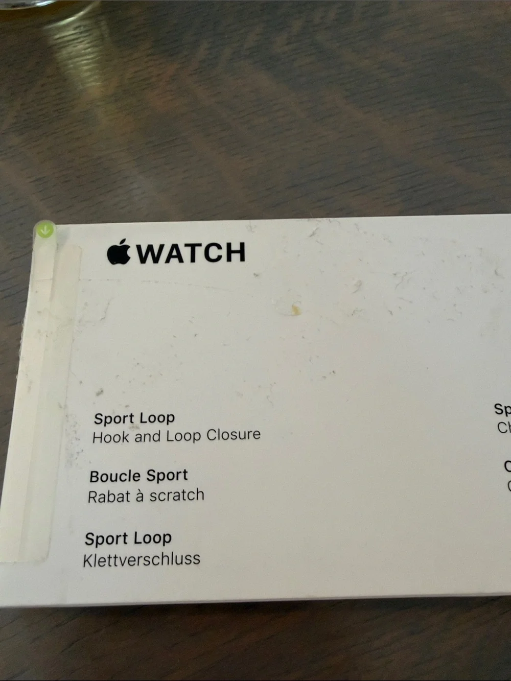 Navy Blue and Orange Woven Sport Loop Apple Watch Band 40mm